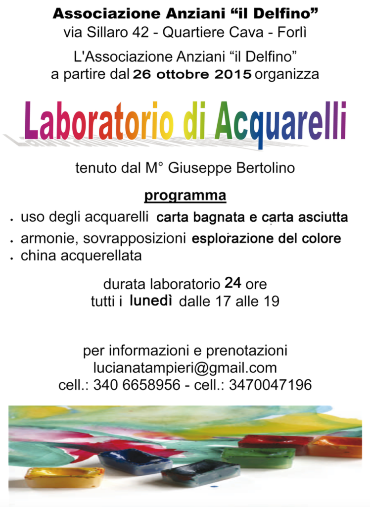 Associazione il delfino laboratorio acquarelli